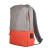 Рюкзак Beam, серый/оранжевый, 44х30х10 см, ткань верха: 100% полиэстер, подкладка: 100% полиэстер