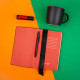 Набор подарочный BLACKEDITION:  кружка, блокнот, ручка, аккумулятор,  черный/красный