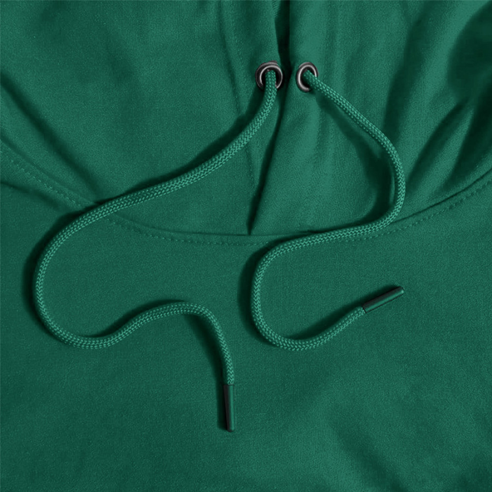 12Толстовка мужская с капюшоном SELEN 260, цвет темно-зелёный
