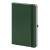 Бизнес-блокнот GLORI, A5, темно-зеленый, твердая обложка, в линейку