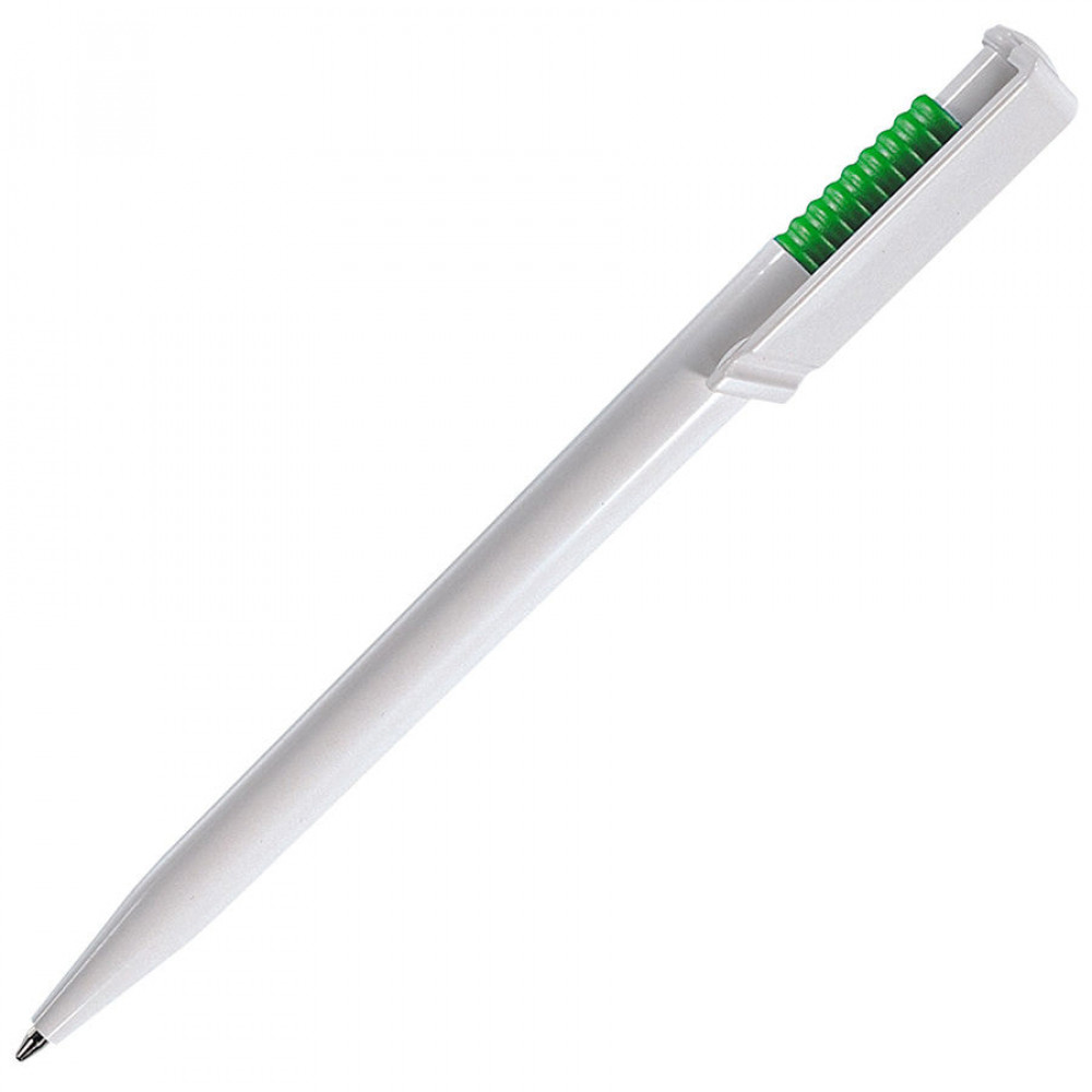 Ручка шариковая OCEAN, цвет зеленый, белый