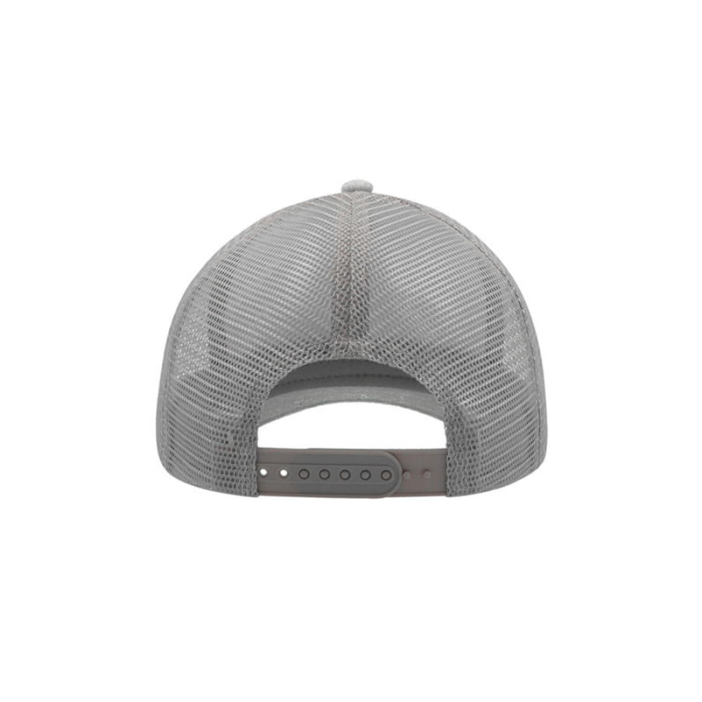 Бейсболка RAPPER JERSEY, 5 клиньев, пластиковая застежка, цвет светло-серый