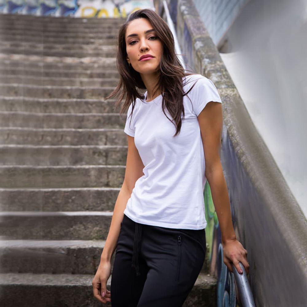 Футболка женская CALIFORNIA LADY 150, цвет синий