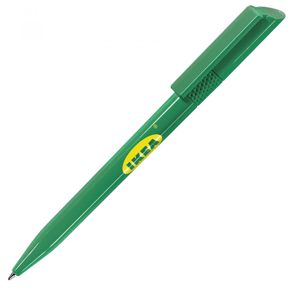 Ручка шариковая TWISTY, цвет ярко-зеленый