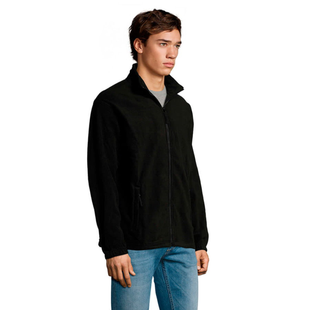 Толстовка мужская флисовая NORTH MEN 300, цвет черный