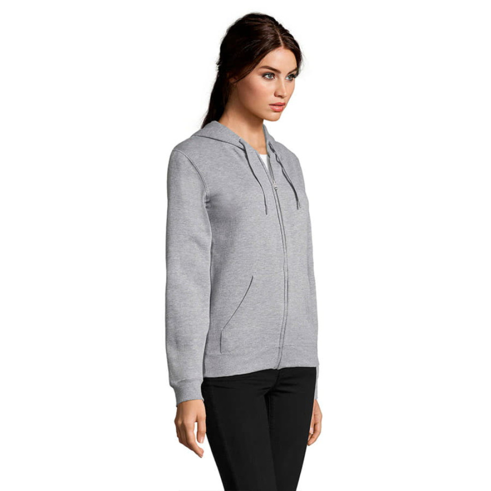 Толстовка женская SEVEN WOMEN 280, цвет серый меланж