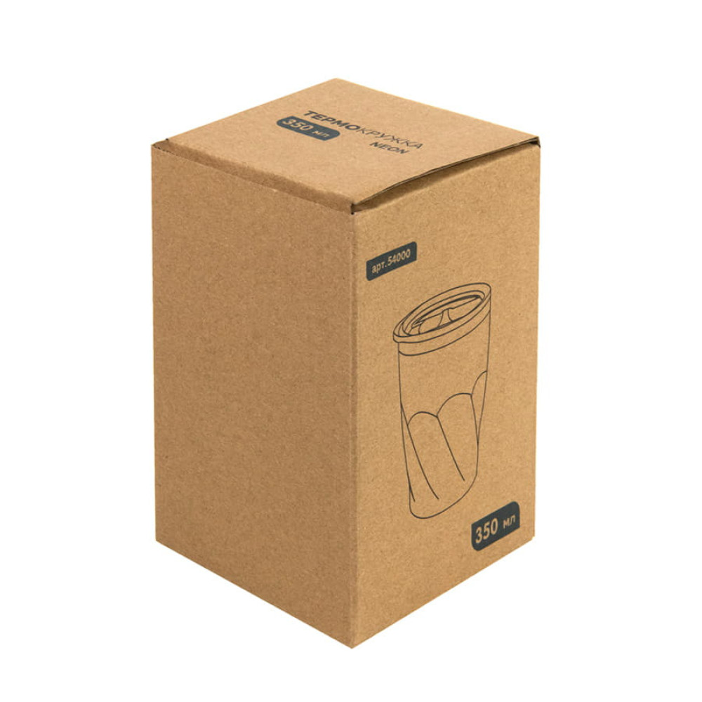 Термокружка NEON, цвет розовый