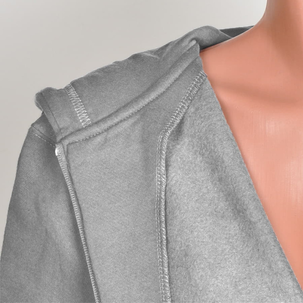 Толстовка женская SEVEN WOMEN 280, цвет серый меланж