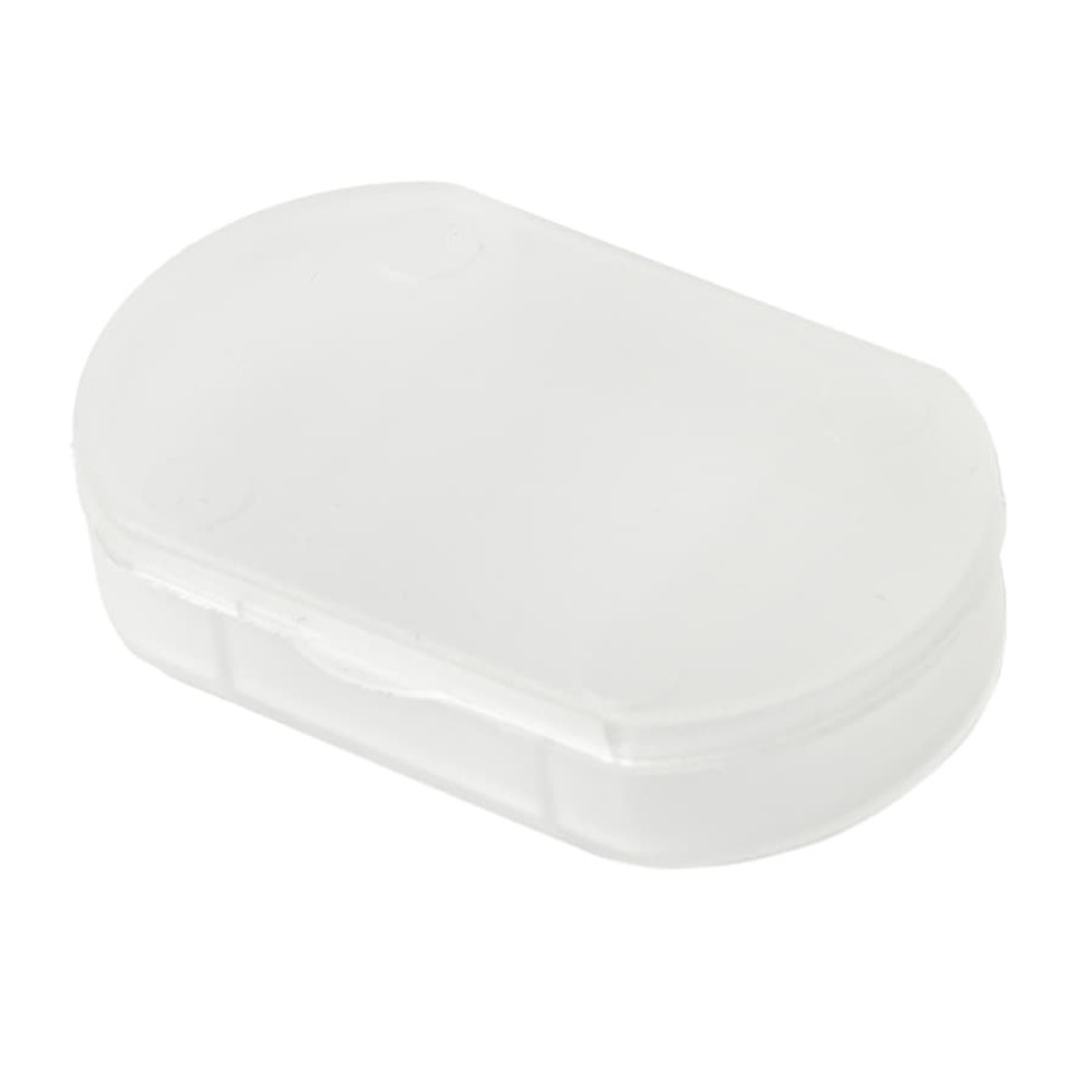 Витаминница TRIZONE, 3 отсека; 6 x 1.3 x 3.9 см; пластик, прозрачная