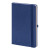 Бизнес-блокнот GLORI, A5, темно-синий, твердая обложка, в линейку