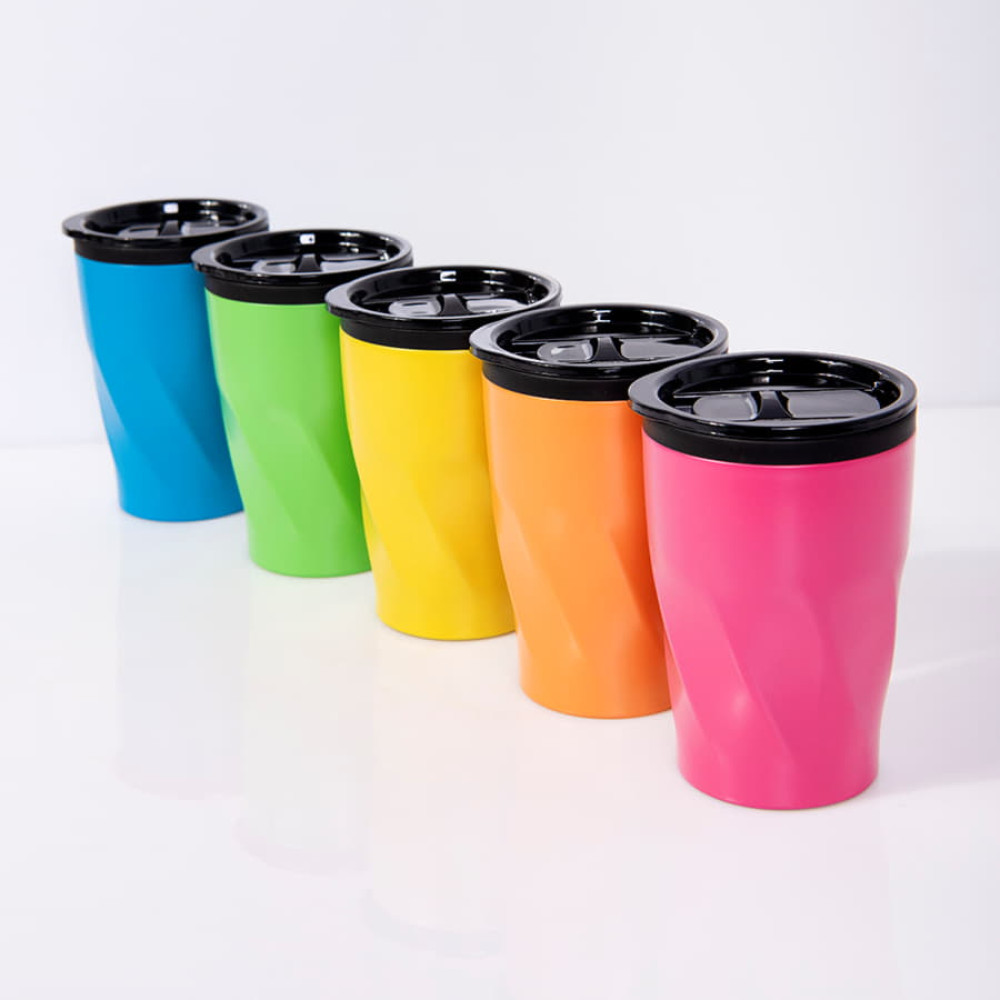 Термокружка NEON, цвет розовый