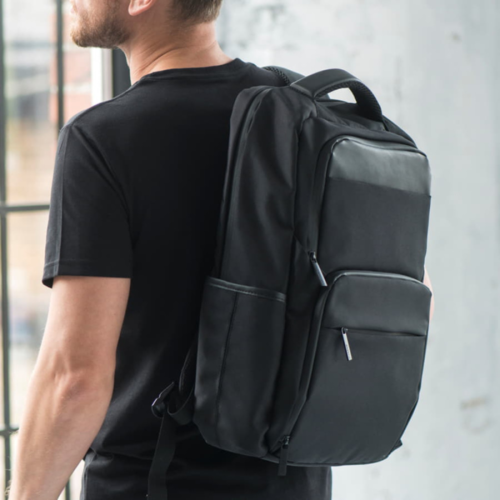 Рюкзак SPARK c RFID защитой, цвет черный