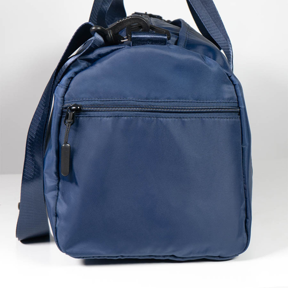 Сумка спортивная Gym т.синяя; 45х21х20 см; из водостойкого материала.