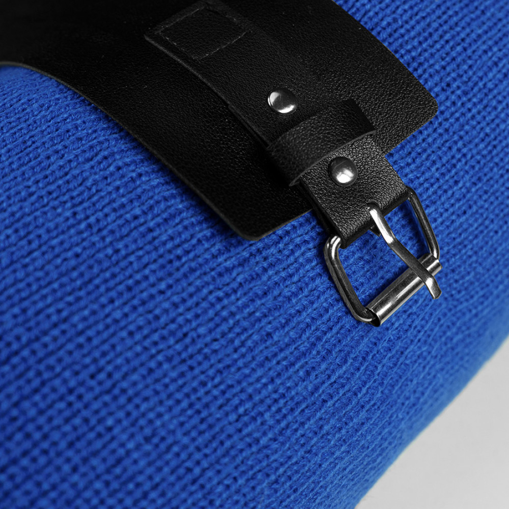 Плед Belt; синий; 130 х 180 см; 100% акрил, с поясом