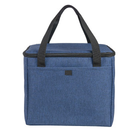 Термосумка KEEP, 27 x 24. x 20 см, полиэстер 300D, PEVA, синий меланж