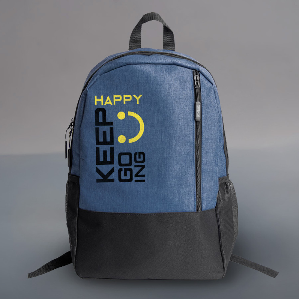 Рюкзак водостойкий PULL, т.синий/чёрный, 45 x 28 x 11 см, 100% полиэстер 300D+600D