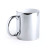 Кружка GLAMOUR, серебряный, тонкая керамика