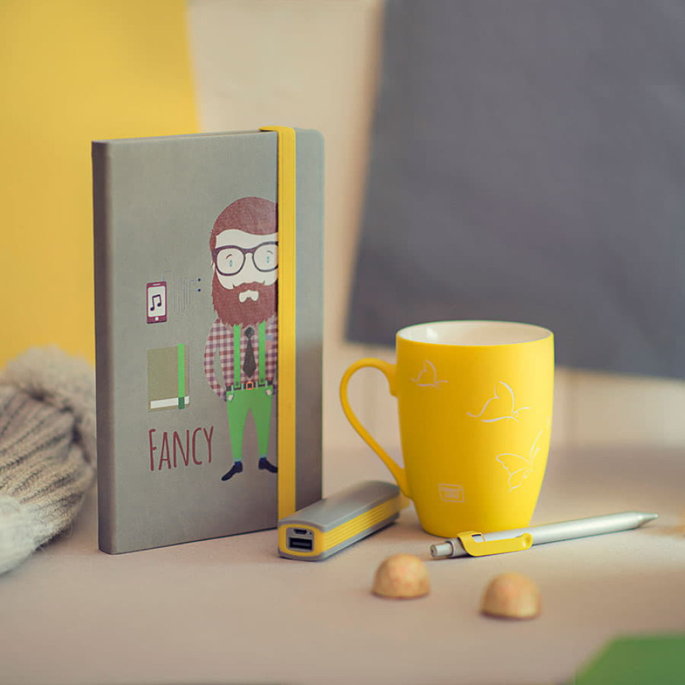 Кружка SWEET с прорезиненным покрытием, цвет красный