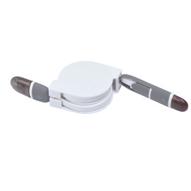 Кабель Spin 2 в 1 с разъемами microUSB и lightning Кабель Spin 2 в 1 с разъемами microUSB и lightning