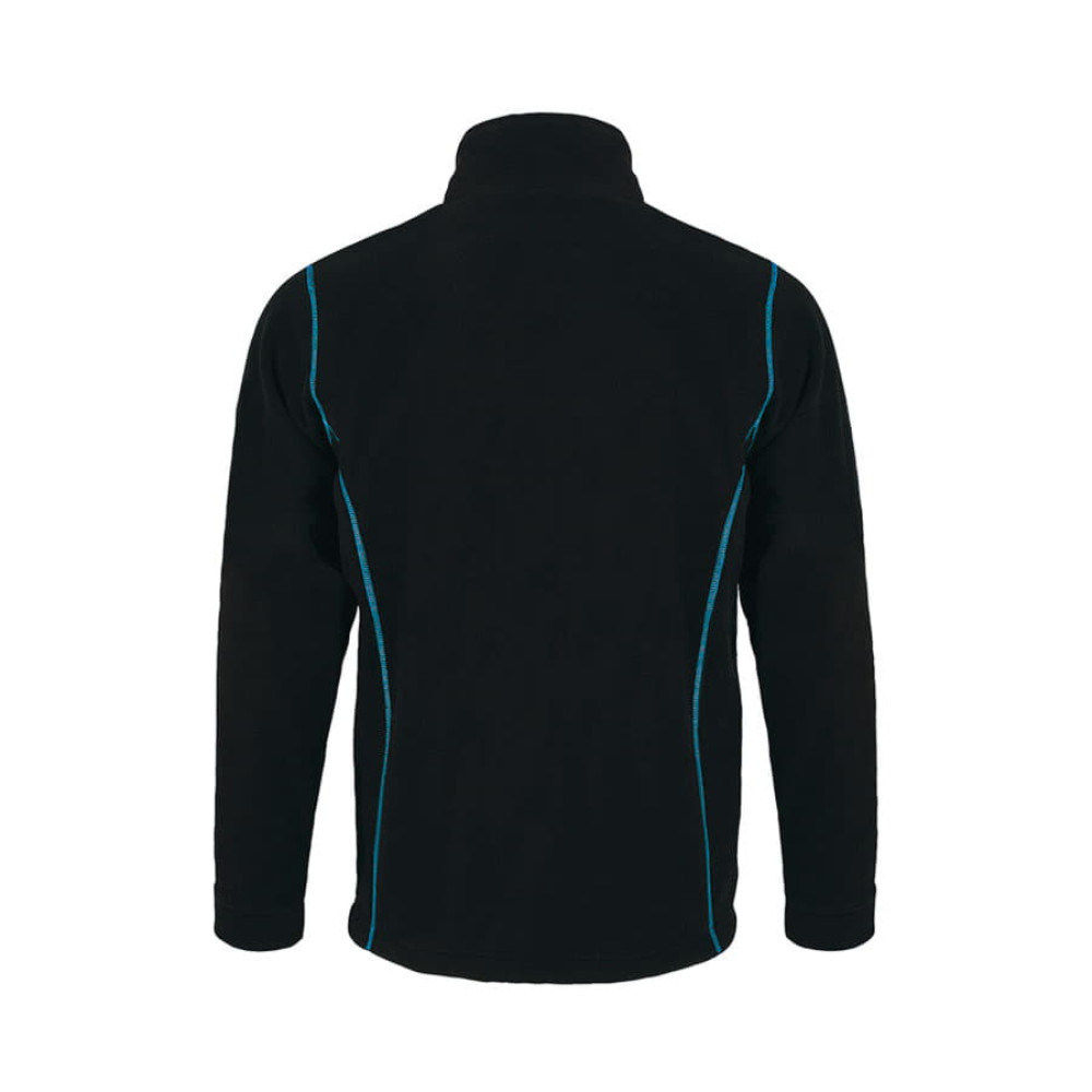 Толстовка мужская флисовая NOVA MEN 200, цвет черный, голубой