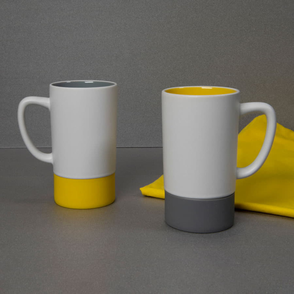 Кружка FUN2, цвет белый, синий