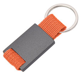 Брелок DARK JET; 2,8 x 6,2 x 0,6 см; оранжевый, металл