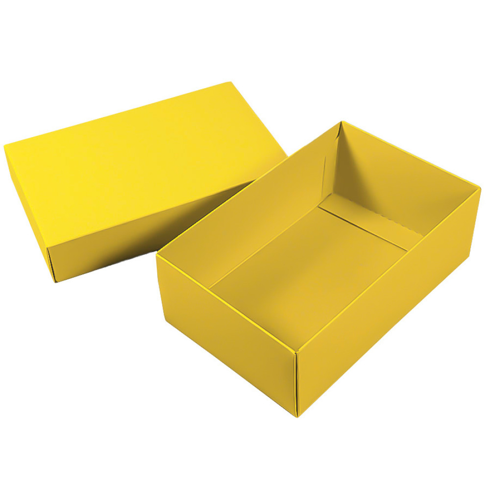Коробка картонная, COLOR 11,5*6*17 см; желтый