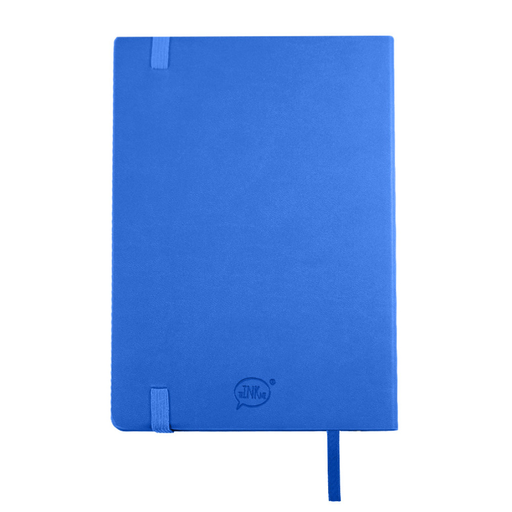 Бизнес-блокнот RILY, формат А5,  синий ройал, блок в точку