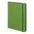 Ежедневник недатированный Shady, А5,  лаймовый, кремовый блок в линейку, зеленый обрез