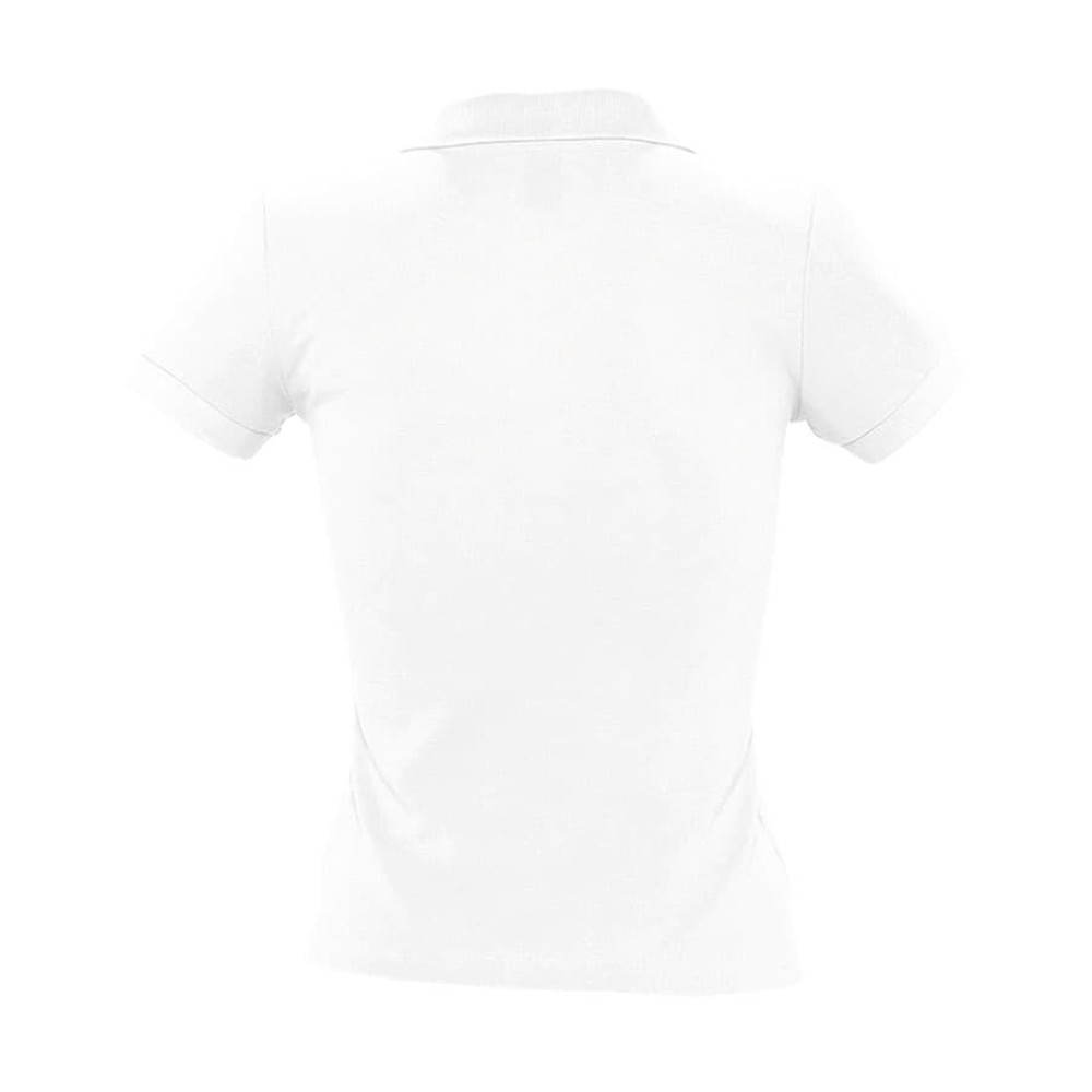 Поло женское PEOPLE 210, цвет белый