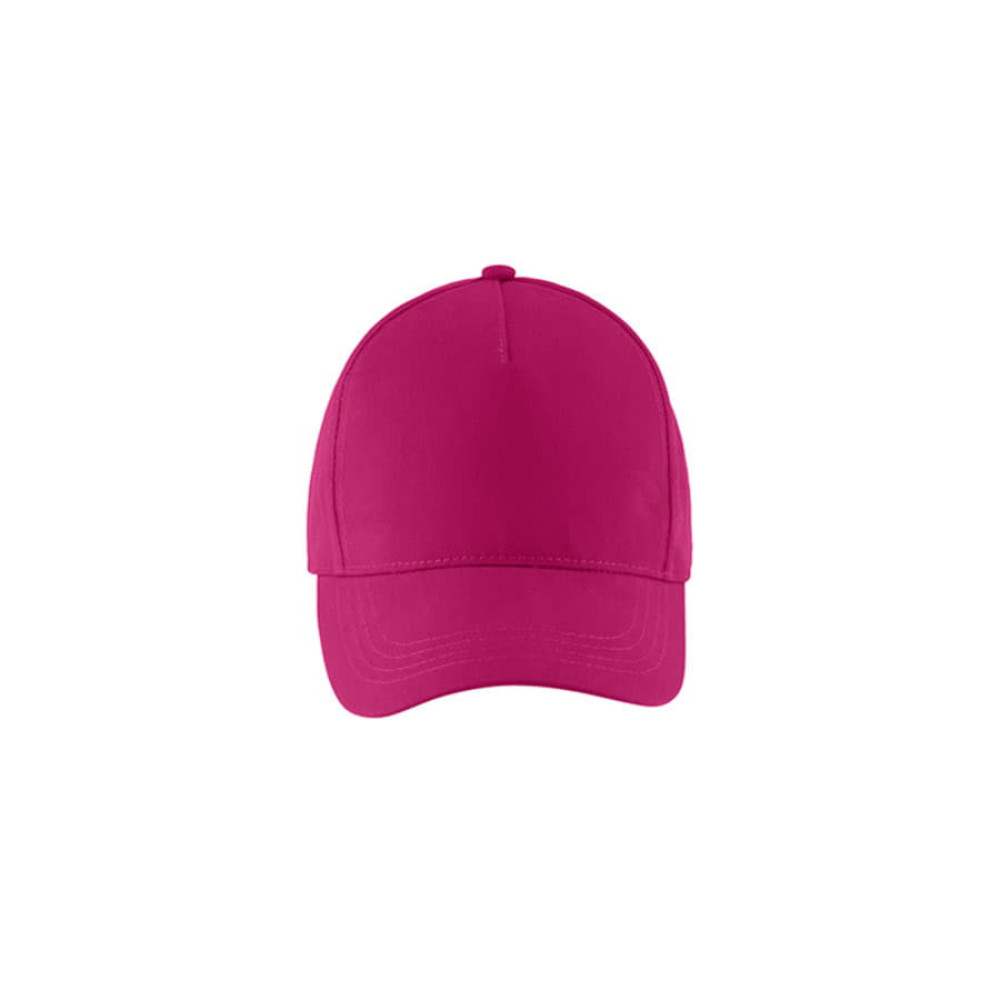 Бейсболка BUZZ 150, 5 клиньев, застежка на липучке, цвет фуксия