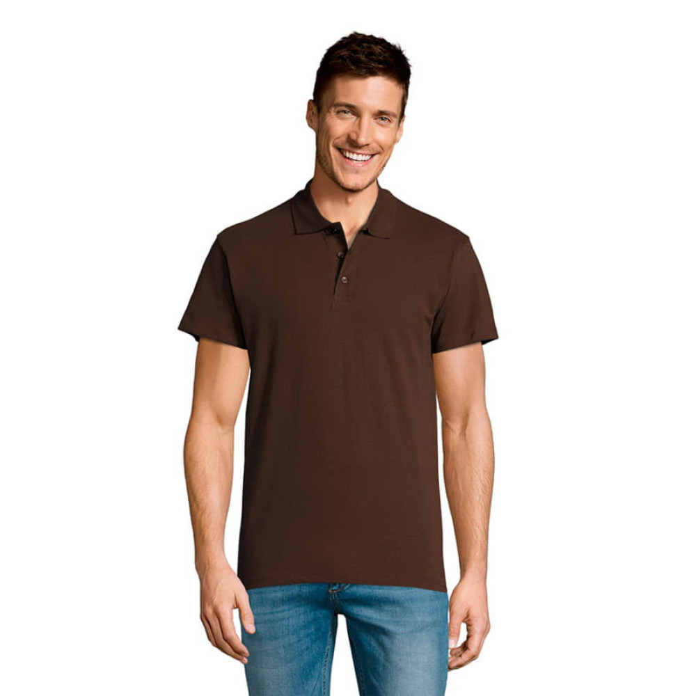 Поло мужское SUMMER 170, цвет шоколадный