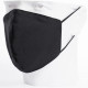Бесклапанная фильтрующая маска RESPIRATOR 800 HYDROP черная без логотипа в черном пакете