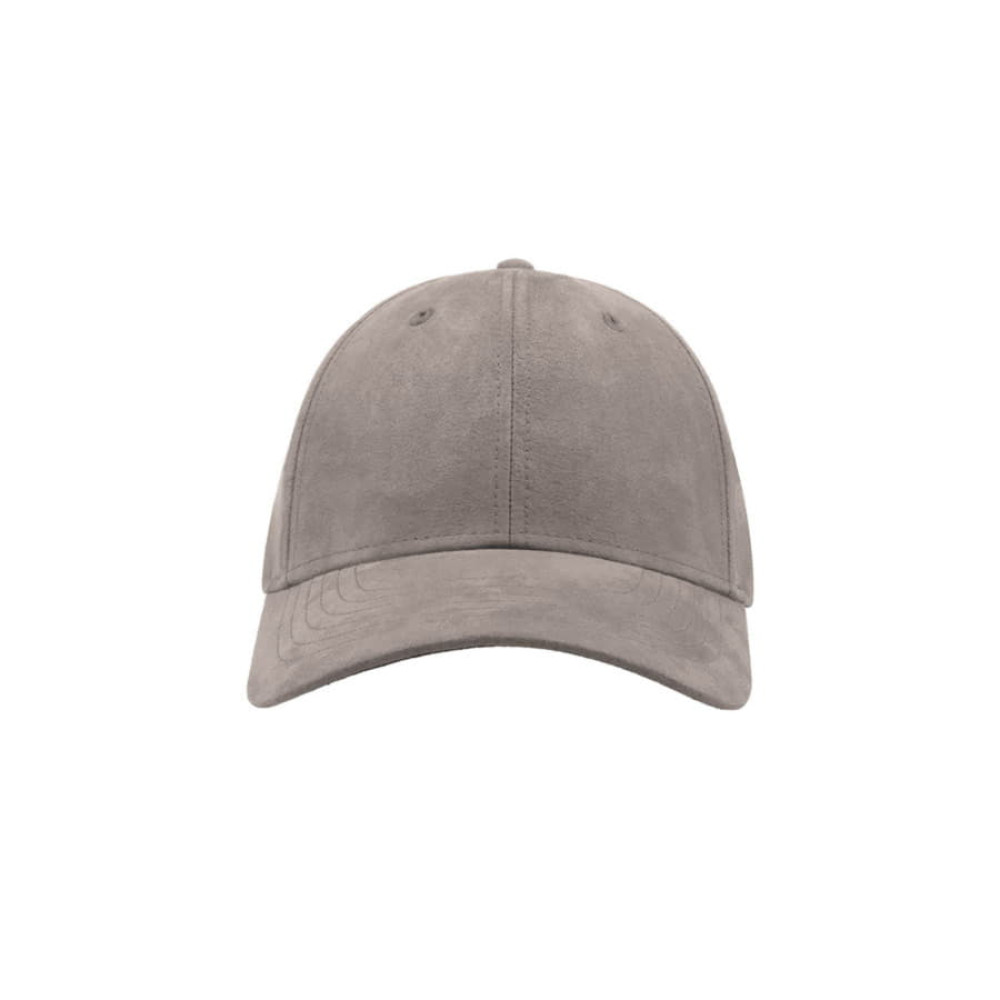 Бейсболка FAM, 6 клиньев, металлическая застежка, цвет серый