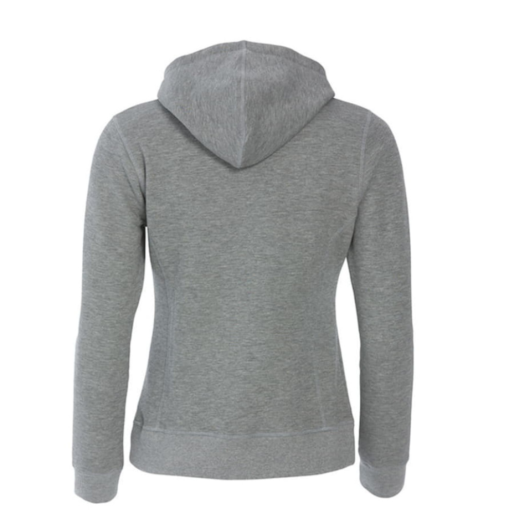 Толстовка женская CLASSIC HOODY FULL ZIP 300, цвет серый меланж