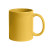 Кружка DECOL для деколи, 330 мл, d=82 мм, премиум, желтая