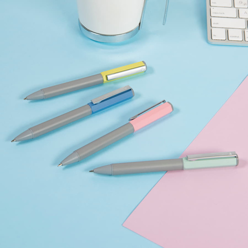 Ручка шариковая SWEETY, цвет светло-розовый, серый