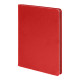 Ежедневник недатированный Pulpy, А5,  красный, кремовый блок в линейку, красный срез