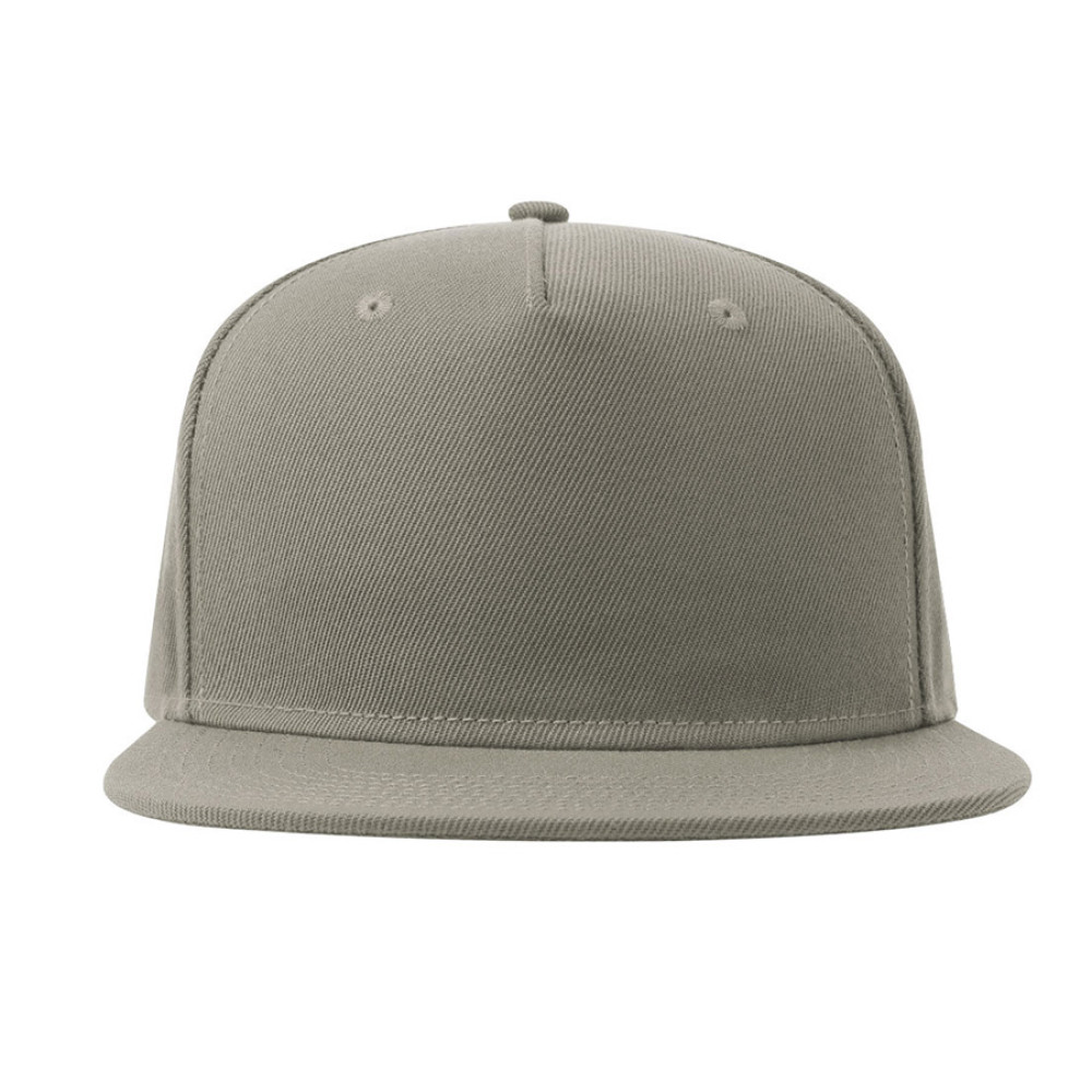 Бейсболка SNAP FIVE-S, 5 клиньев, пластиковая застежка, цвет серый