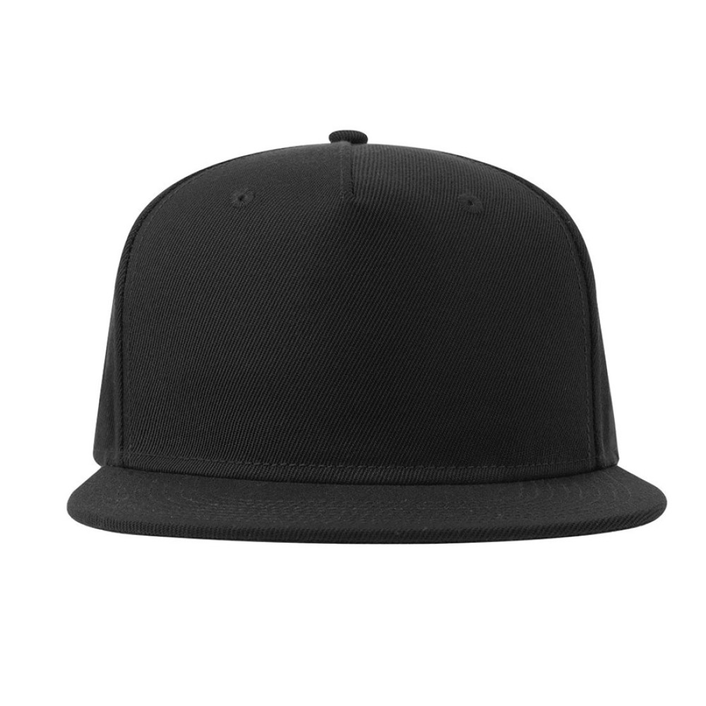 Бейсболка SNAP FIVE-S, 5 клиньев, пластиковая застежка, цвет черный