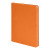 Ежедневник недатированный Pulpy, А5,  оранжевый, кремовый блок в линейку, оранжевый срез