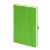 Бизнес-блокнот Justy, 130*210 мм, светло-зеленый, твердая обложка,  резинка 7 мм, блок-линейка