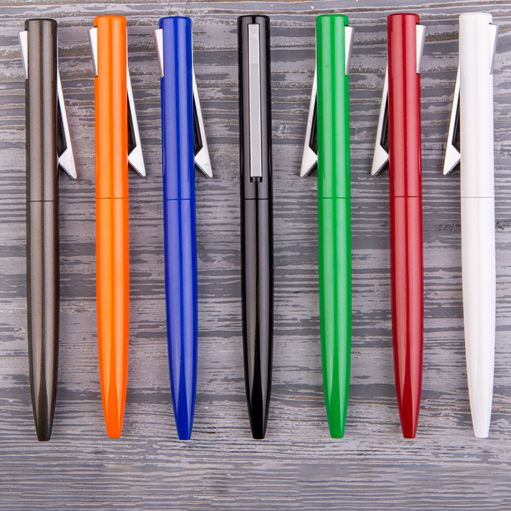 Ручка шариковая SAMURAI, цвет оранжевый, серый