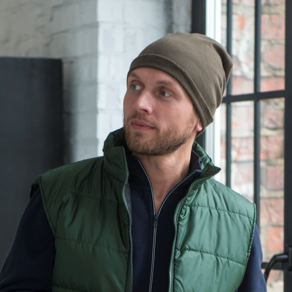 Шапка BROOKLIN, цвет неоновый зеленый