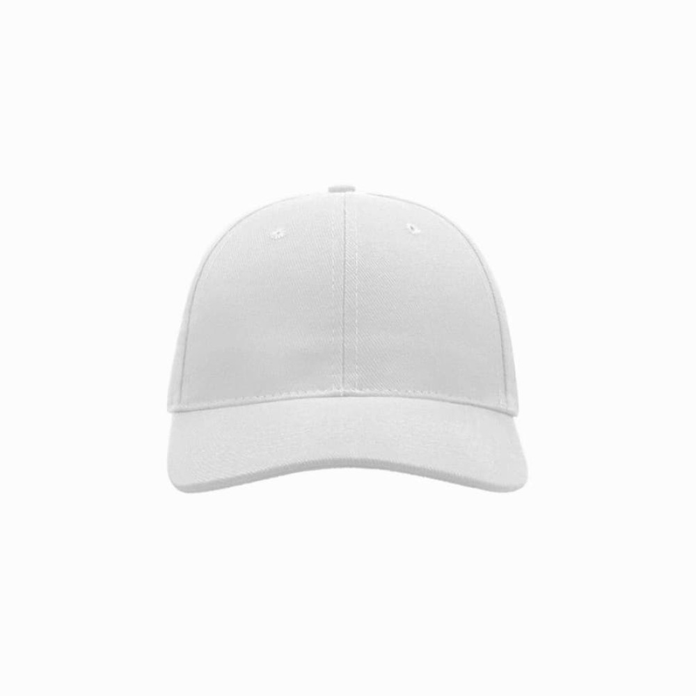 Бейсболка LIBERTY SIX, 6 клиньев, застежка на липучке, цвет белый