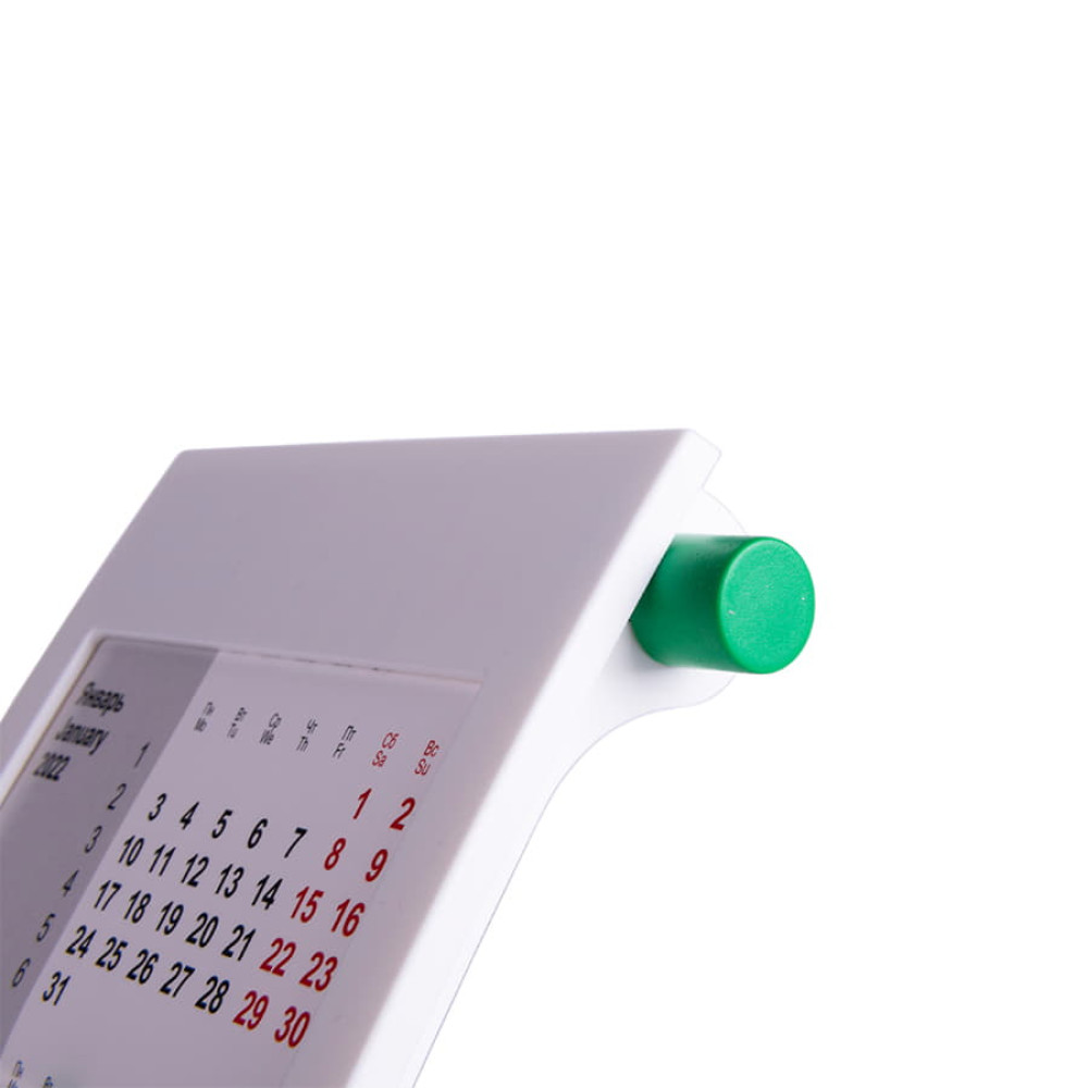 Календарь настольный на 2 года, цвет зеленый, белый