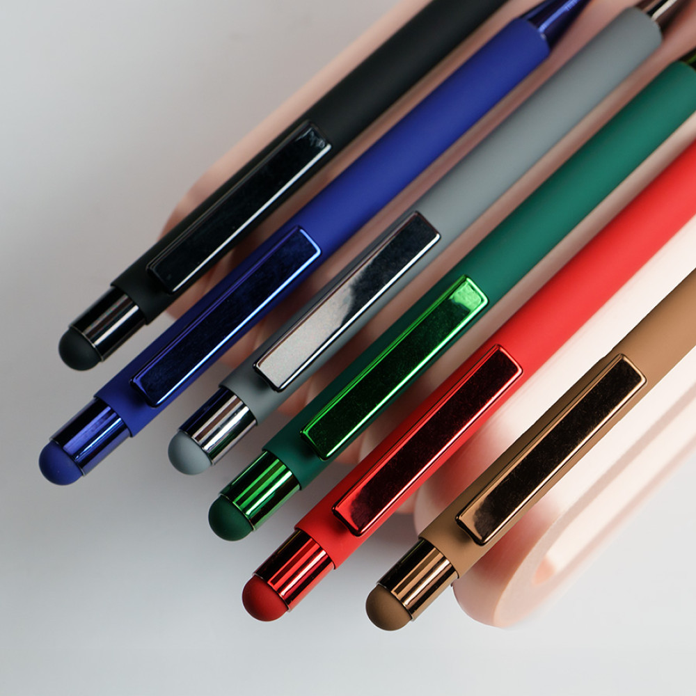 Ручка шариковая FACTOR COLOR со стилусом