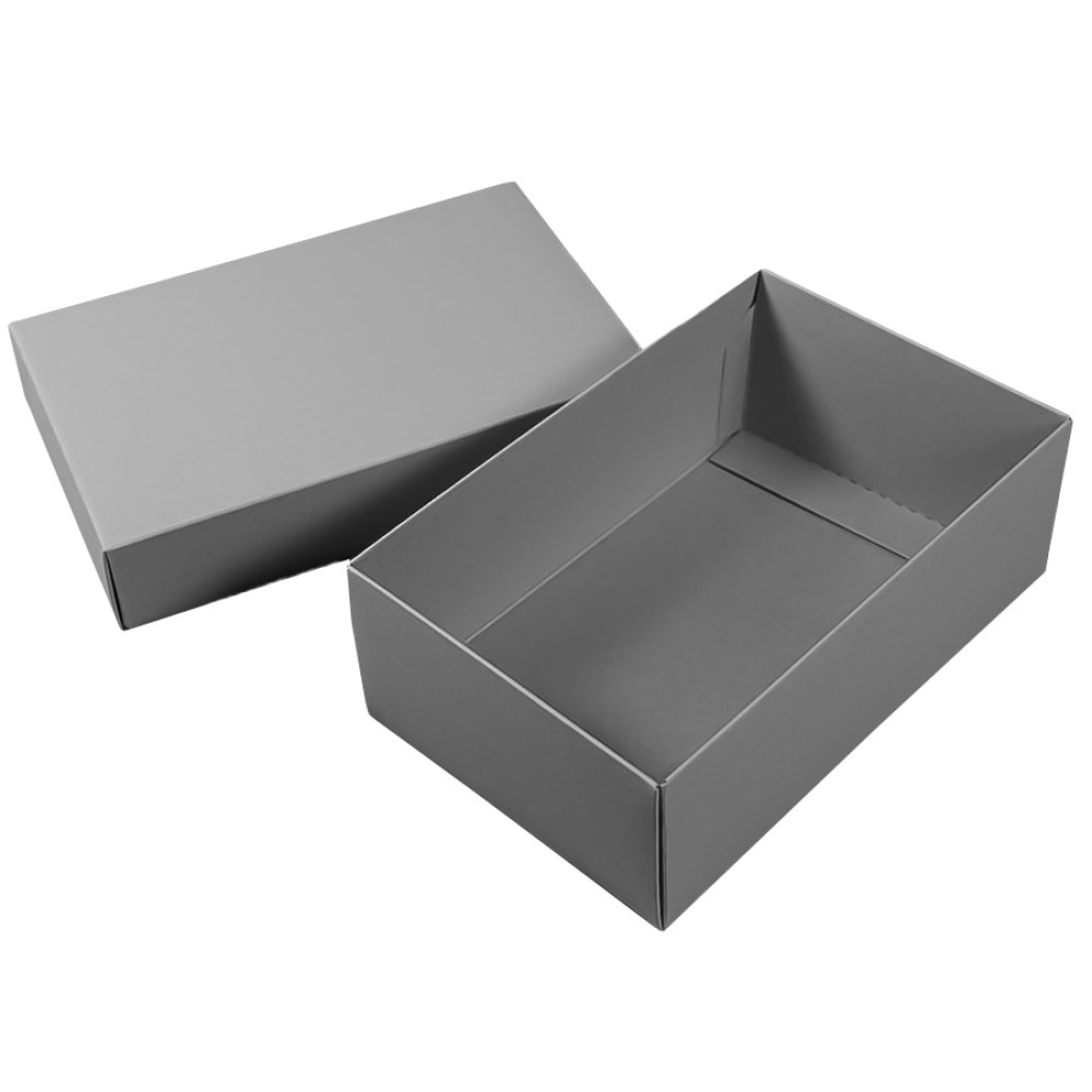 Коробка картонная, COLOR 11,5*6*17 см; серый