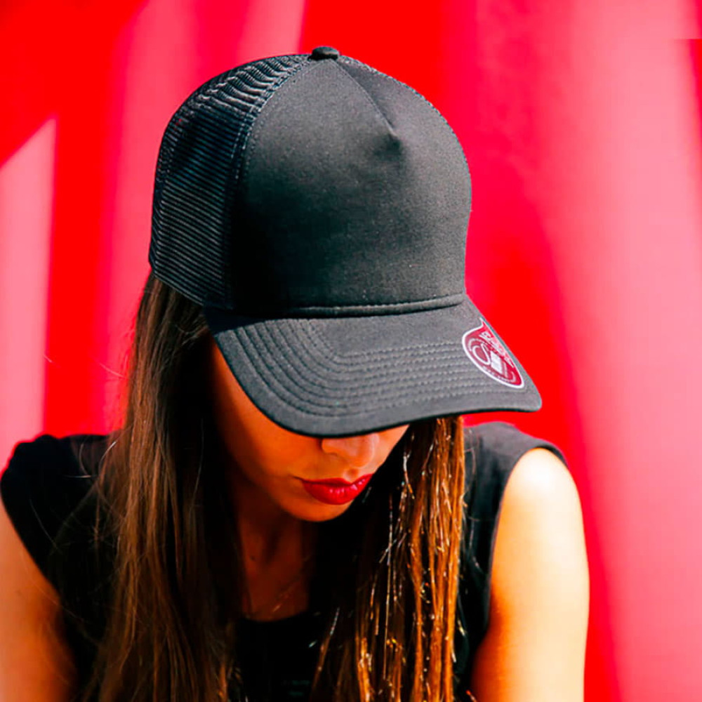 Бейсболка RAPPER JERSEY, 5 клиньев, пластиковая застежка, цвет темно-серый