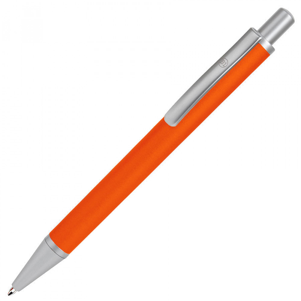 Ручка шариковая CLASSIC, цвет оранжевый, серебристый